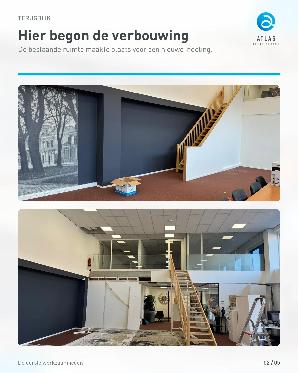 Hier begon de verbouwing: de oorspronkelijke indeling en het eerste sloopwerk.
